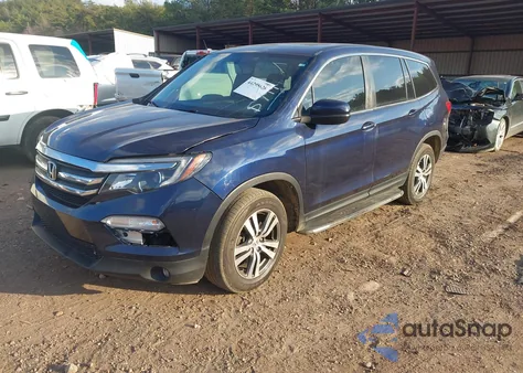 2017 Honda Pilot Ex-L из США, поврежденный, VIN 5FNYF5H76HB003546